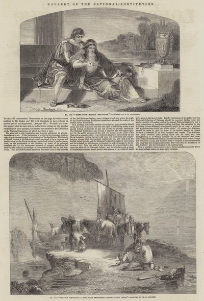 Gallery of the National Institution by O.R. Campbell